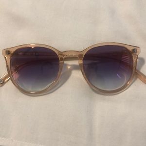 Garrett Leight milwood Pink crystal sunglasses